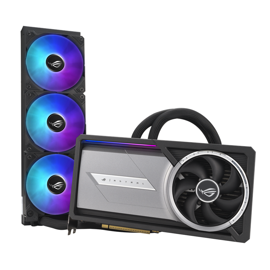 ASUS ROG Astral RTX 5090 LC 32GB RTX 5090 graphics card product photo
