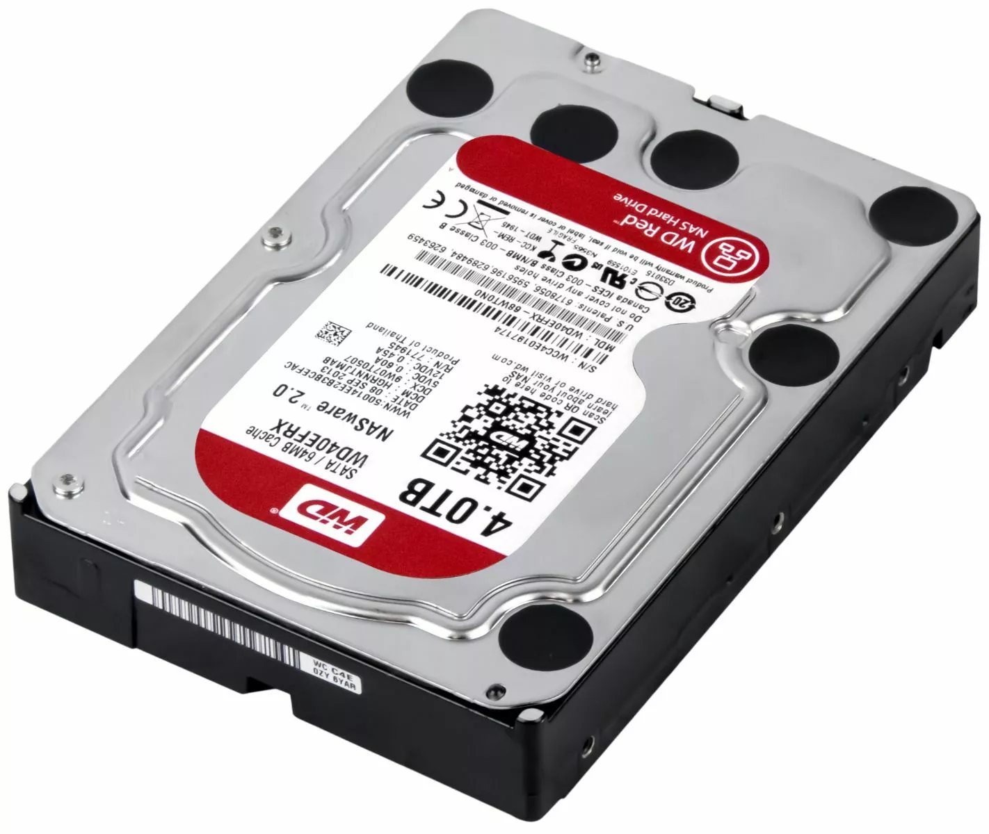 Western Digital Red 4TB WD40EFRX 5400U/Min SATA III 64MB 3.5'' Nasware 2.0 bahrain