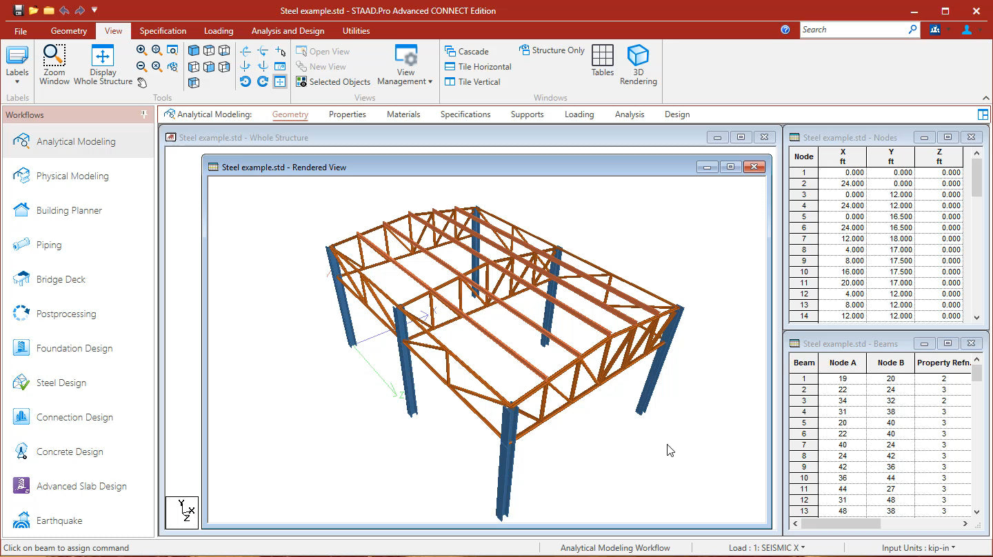 Bentley STAAD.Pro CONNECT Edition – برنامج تحليل وتصميم الهياكل دون اتصال بالإنترنت