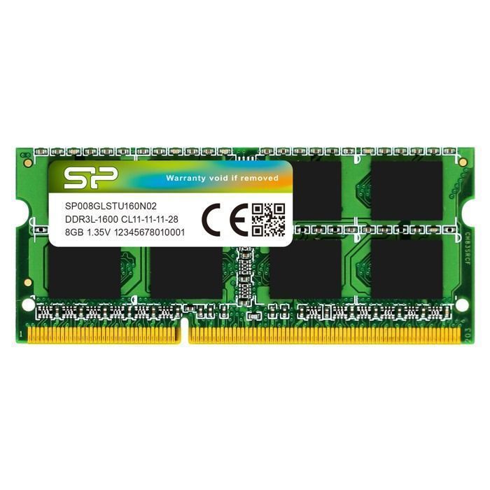 Silicon Power 8GB DDR3L 1600MHz SODIMM laptop memory