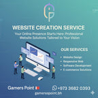 Enterprise Website & Growth Package — 1,200 BHD Gamers Point Services Website Service  Gamers Point