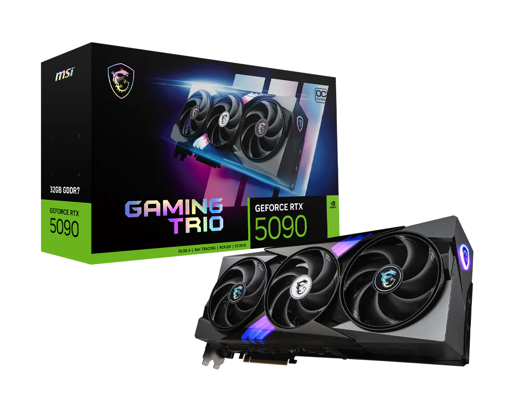 MSI RTX 5090 Gaming Trio OC official manufacturer image