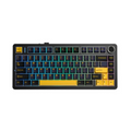 AULA F75 Reaper Switch Black Yellow Wireless Gaming Keyboard - Gamers Point Bahrain