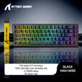 Attack Shark X68HE Magnetic Wired Gaming Keyboard Black - Gamers Point Bahrain