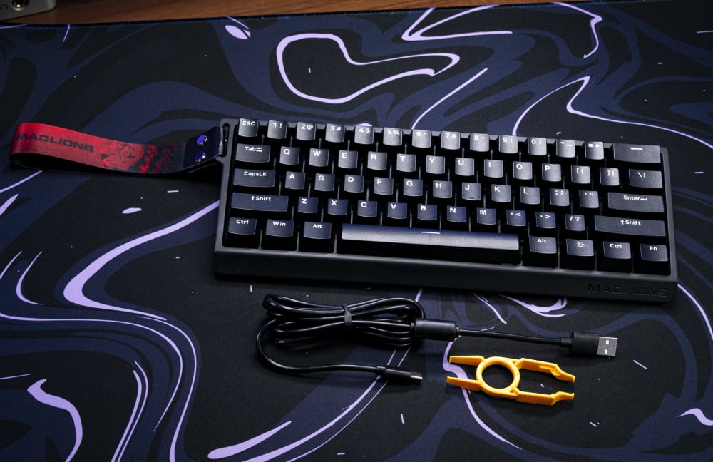 Madlions MAD60 HE Magnetic Gaming Keyboard Black - Gamers Point Bahrain