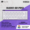 Madlions Nano68 Pro Magnetic Gaming Keyboard White