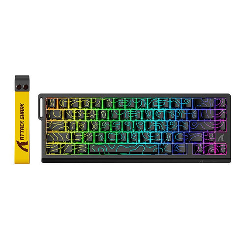 Attack Shark X68HE Magnetic Wired Gaming Keyboard Black Contour