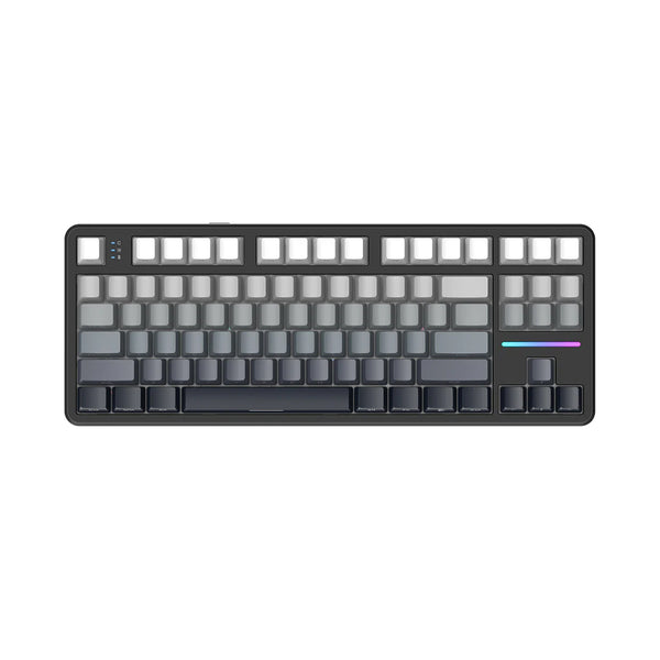 Attack Shark X87 English Arabic Wireless RGB Gaming Keyboard Moonlit Night