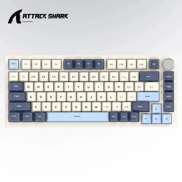Attack Shark K85 Magnetic Wired Gaming Keyboard Blueberry