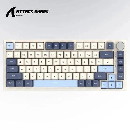 Attack Shark K85 Magnetic Wired Gaming Keyboard Blueberry