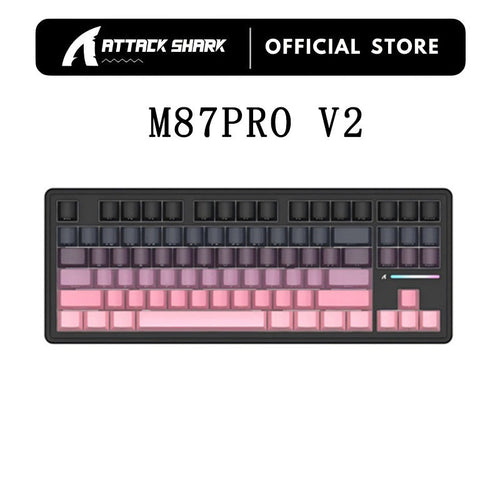 Attack Shark M87 Pro V2 Wireless Mechanical Keyboard Blackberry