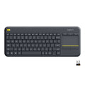 Logitech K400 Plus Wireless Touch Keyboard Black