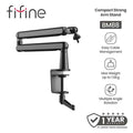 FIFINE BM88 Low Profile Microphone Boom Arm Black