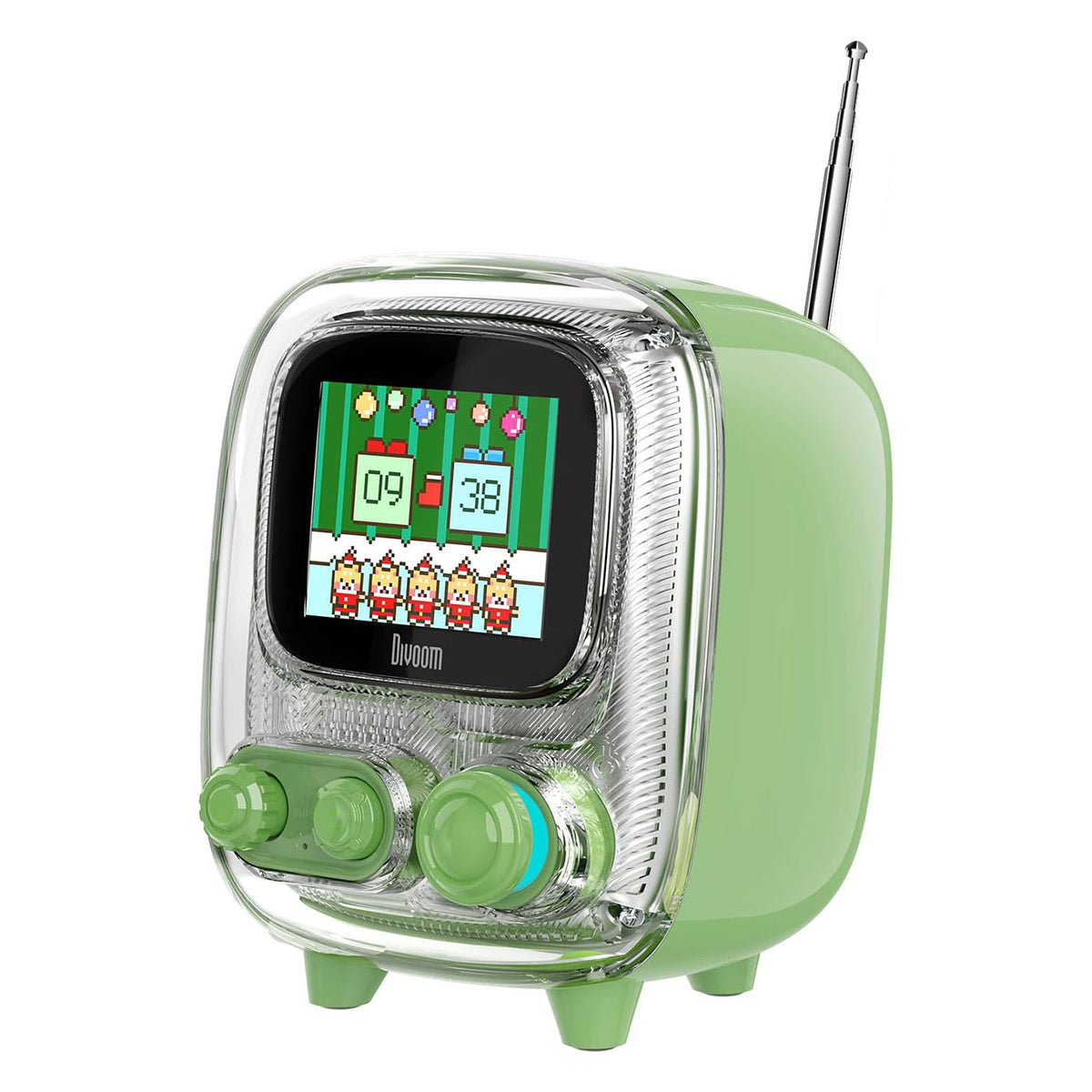 Divoom Tiivoo 2 Bluetooth Pixel Display Speaker Vintage Green