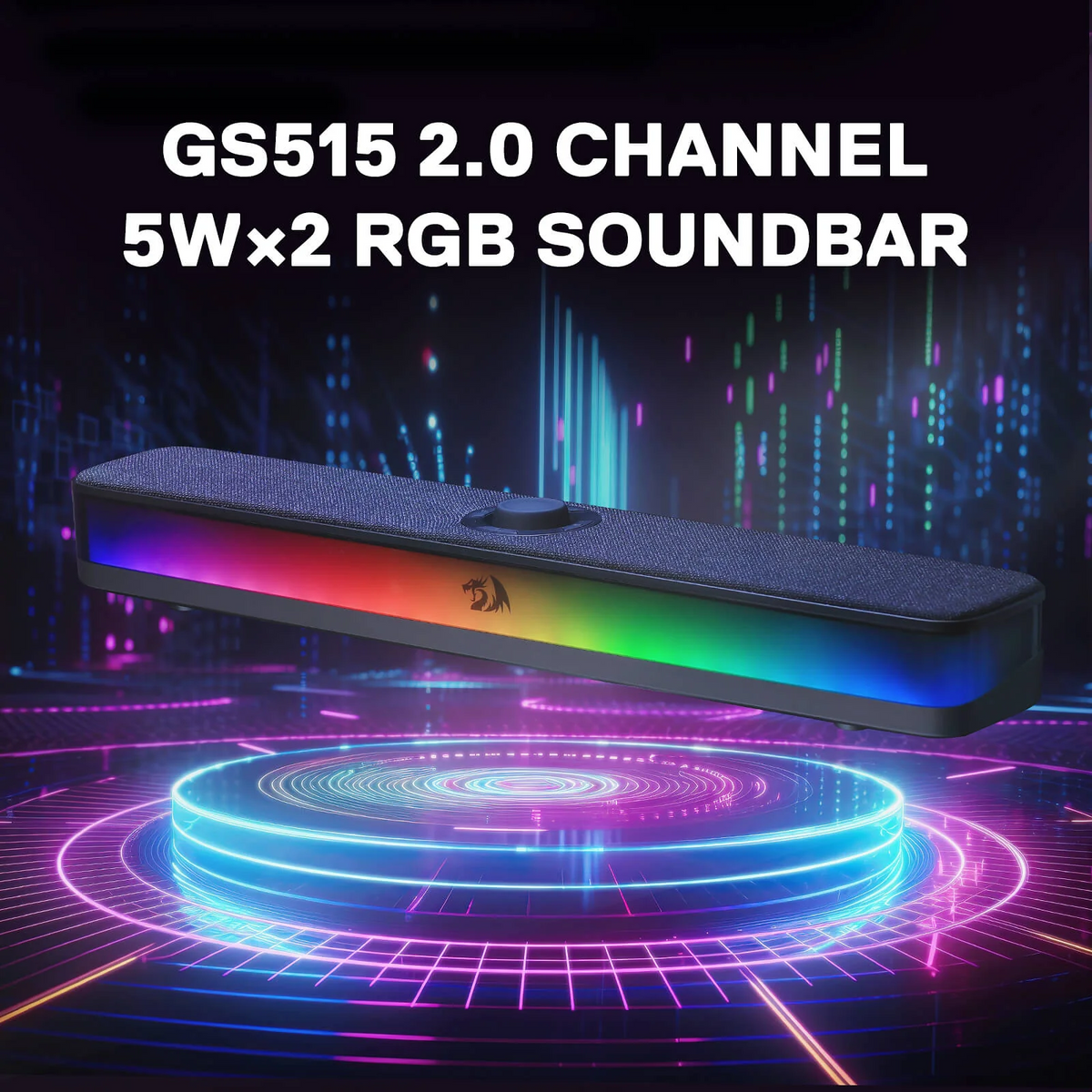 Redragon NEO GS515 RGB Desktop Soundbar