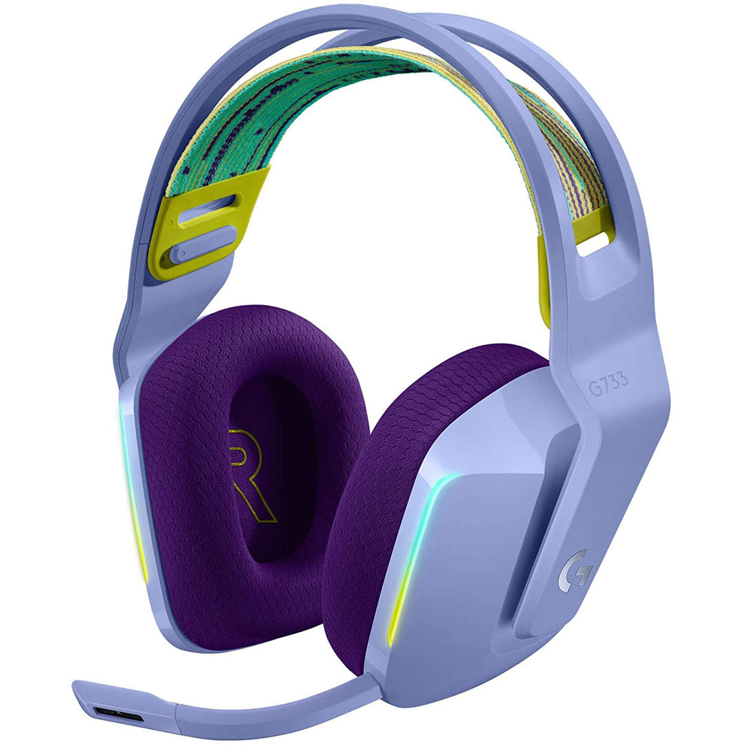 Logitech G733 LIGHTSPEED Wireless RGB Gaming Headset Lilac