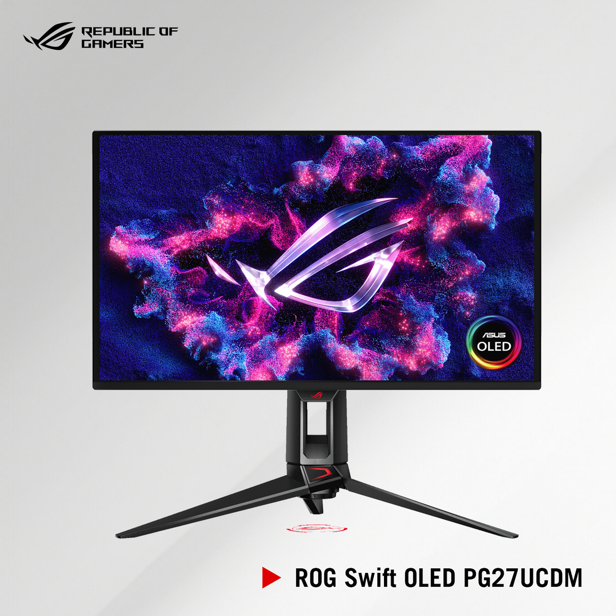 ASUS ROG Swift OLED PG27UCDM 26.5-inch 4K 240Hz Gaming Monitor Black
