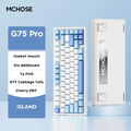 MCHOSE G75 Pro 75% Wireless Mechanical Keyboard Blue Cabbage Tofu Switch