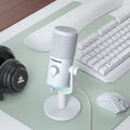 MAONO DM30 RGB USB Gaming Microphone White