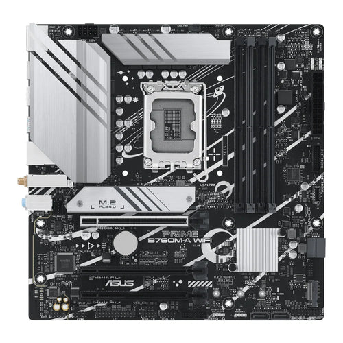 ASUS PRIME B760M-A WIFI Intel B760 LGA1700 DDR5 Micro-ATX Motherboard
