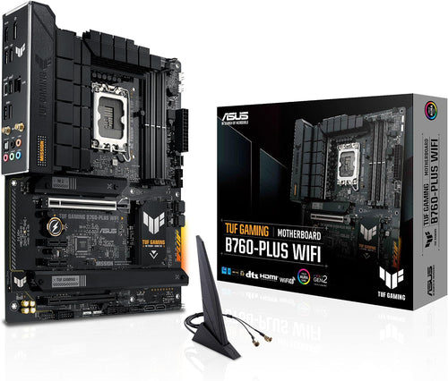 ASUS TUF GAMING B760-PLUS WIFI DDR5 ATX Motherboard Black