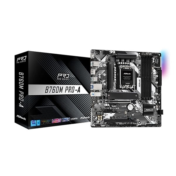 ASRock B760M Pro-A DDR5 Micro-ATX Intel Motherboard