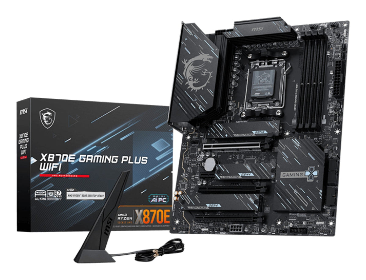 MSI X870E GAMING PLUS WIFI AM5 DDR5 ATX Motherboard