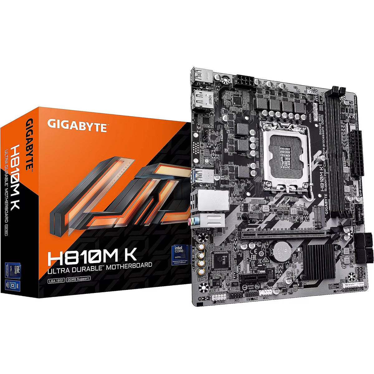 Gigabyte H810M K Intel H810 LGA1851 DDR5 Micro-ATX Motherboard