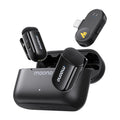 MAONO Wireless Lavalier Microphone for iPhone and iPad Black