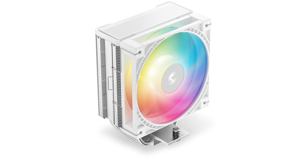 DeepCool AG400 G2 WH ARGB Single Tower CPU Air Cooler - White