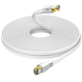 Cat8 Ethernet Flat Cable White - 15m