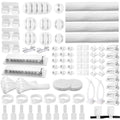 Cable Management Kit 300PCS - White