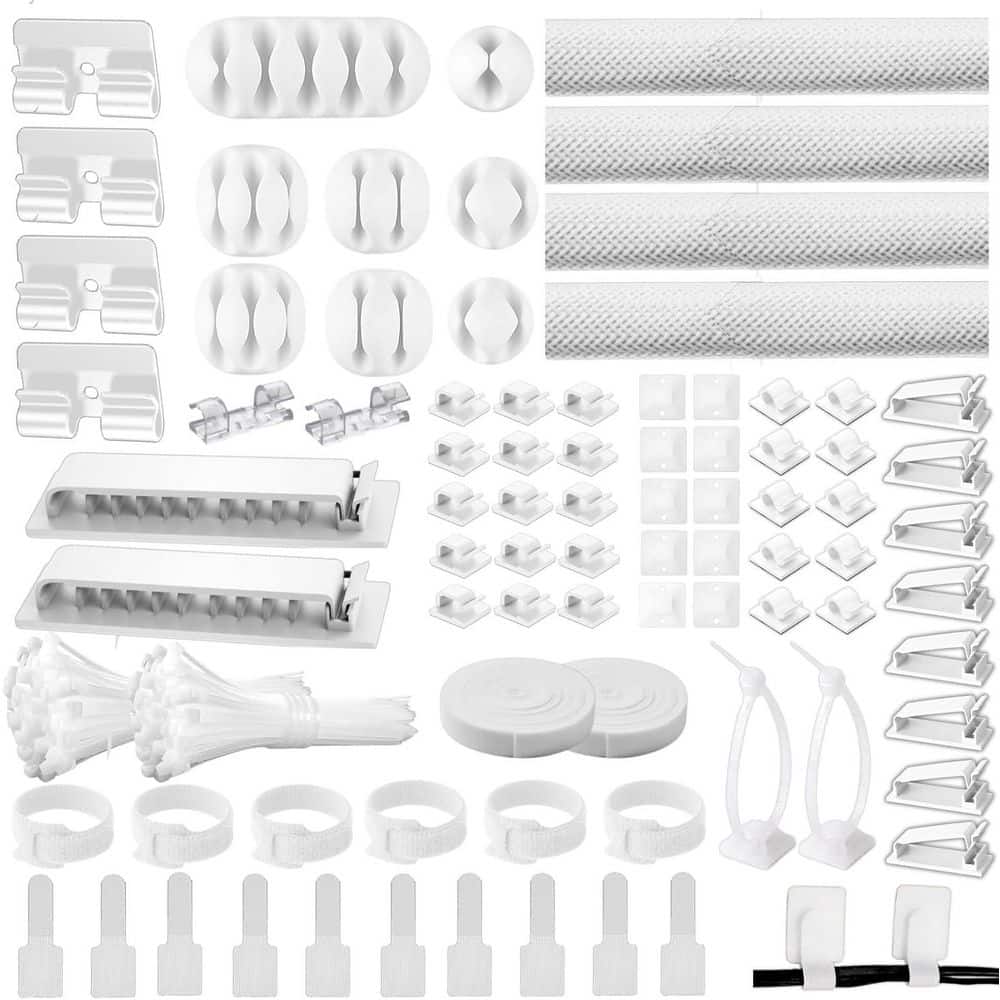 Cable Management Kit 300PCS - White