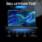 Dell Latitude 7320 13.3" Core i7 11th Gen 16GB RAM 256GB SSD Refurbished Laptop, supplier model photo 2