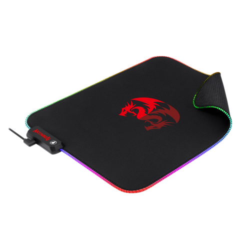 REDRAGON RGB LED LARGE GAMING MOUSE PAD SOFT MATT WITH NONSLIP BASE, STITCHED EDGES (330 X 260 X 3MM) MOUSEPAD Gamers Point 8.000 